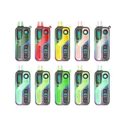 SOLO BAR DISPOSABLE 30,000 PUFFS 30W RECHARABLE